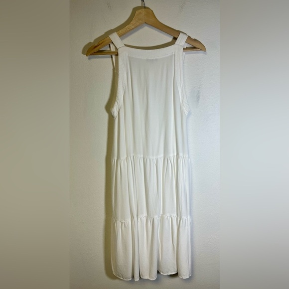 Splendid Napa Tiered Dress Cottagecore Boho Minimalist Relaxed Fit with Pockets - Picture 5 of 8
